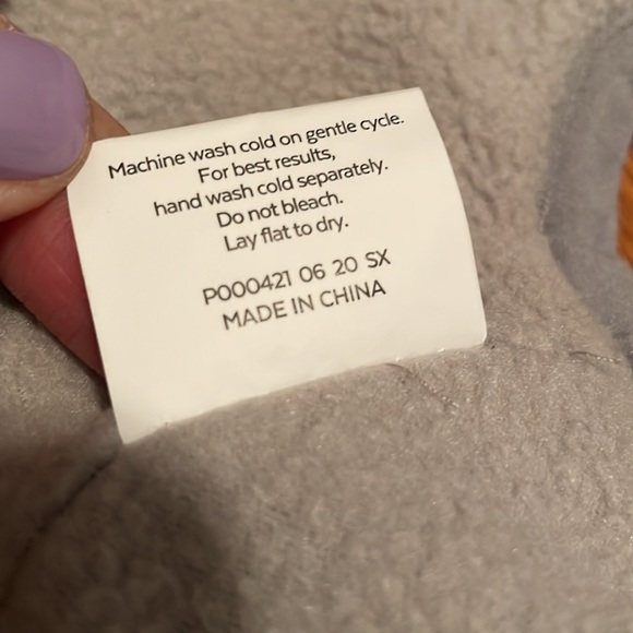 Dog Coat-Grey with silver Polka Dots-Size Small - Picture 6 of 15